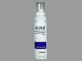 Avar 9.5-5% Foam 3.5 Oz By Mission Pharma.