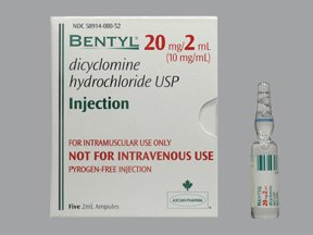 Bentyl 10 Mg Amp 5x2 Ml By Actavis Pharma.