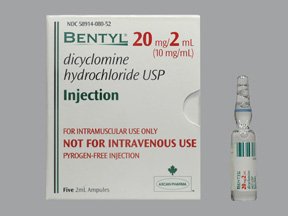 Image 0 of Bentyl 10 Mg Amp 5x2 Ml By Actavis Pharma.