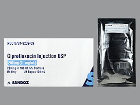 Image 0 of Ciprofloxacin 200 Mg Bag 24 x 100 Ml Solution By Sandoz Rx.