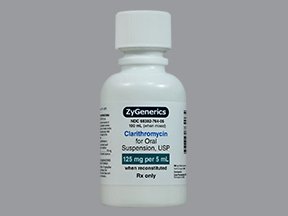 Clarithromycin 125Mg/5Ml Suspension 100 Ml By Zydus Pharma
