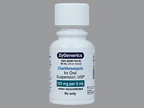 Clarithromycin 125Mg/5Ml Suspension 50 Ml By Zydus Pharma