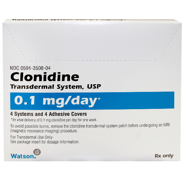 Clonidine 0.1 Mg/Day 4 Ct System By Actavis Pharma.