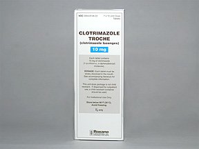Image 0 of Clotrimazole 10mg Lozenges 70 Unit Dose By Roxane Labs.