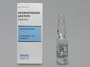 Desmopressin 4 Mcg Amp 10x1 Ml By Ferring Pharma