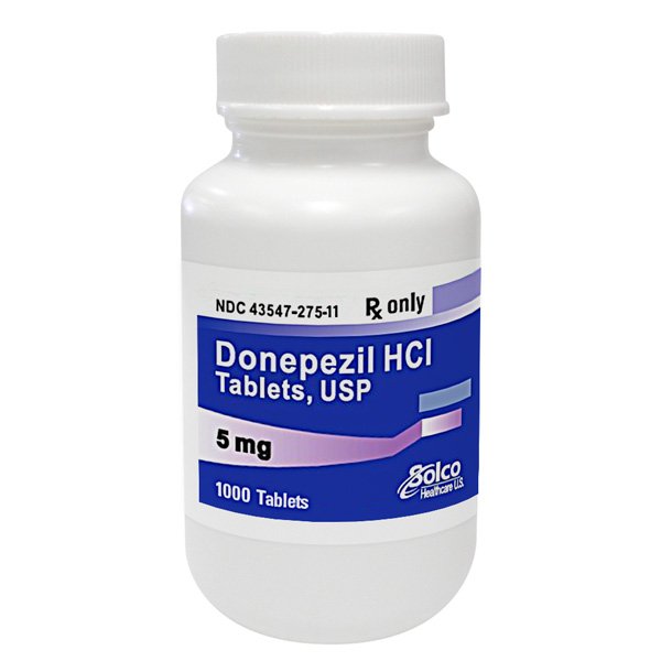 Donepezil Hcl 5 Mg 1000 Tabs By Solco Healthcare.