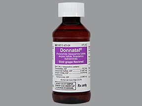 Image 0 of Donnatal Elixer Grape 4 Oz By Concordia Pharma