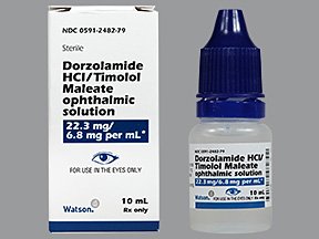 Image 0 of Dorzolamide/Timolol 22.3-6.8 Mg/Ml 10 Ml Solution By Actavis Pharma