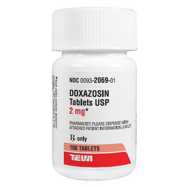 Doxazosin Mesylate 2 Mg Tabs 100 By Teva Pharma.
