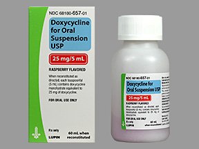 Image 0 of Doxycycline Mono 250 Mg 5 Ml Powder Susp 60 Ml By Lupin Pharma 