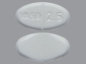 Enalapril Maleate 2.5 Mg Tabs 100 By Valeant Pharma. 