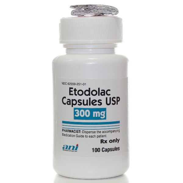 Image 0 of Etodolac 300 Mg Caps 100 By Ani Pharma.