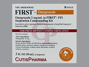 First-Omeprazole 2Mg/Ml Kit 3 Oz By Cutis Pharma. 