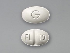 Fluoxetine Hcl 10 Mg 100 Tabs By Mylan Pharma.