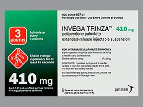 Image 0 of Invega Trinza 410 Mg Syringe By J O M Pharma 