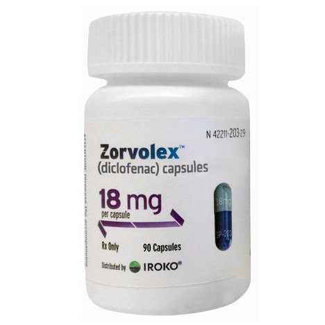 Image 0 of Zorvolex 18 Mg 90 Tabs By Iroko Pharma 