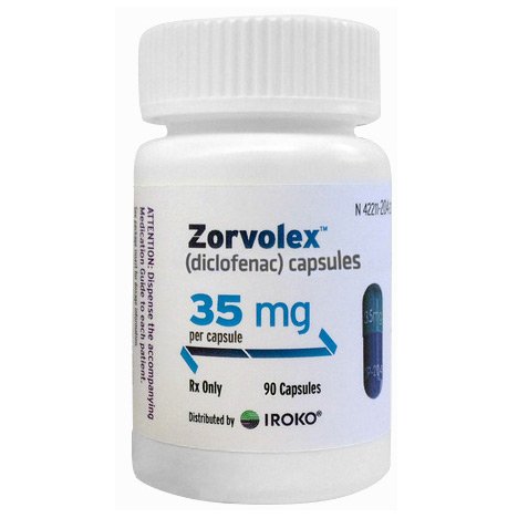 Image 0 of Zorvolex 35 Mg 90 Tabs By Iroko Pharma 