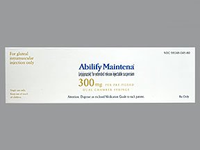 Abilify Maintena 300 Mg Syringe By Otsuka America.