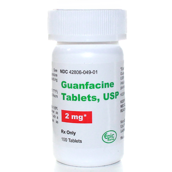 Image 0 of Guanfacine Hcl 2 Mg Tabs 100 By Epic Pharma. 