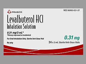 Levalbuterol 0.31 Mg-3 Ml Inh Vl 24x3 Ml By Prasco Llc. 