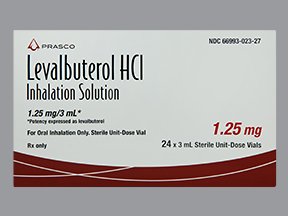 Levalbuterol 1.25 Mg-3 Ml Inh Vl 24x3 Ml By Prasco Llc. 