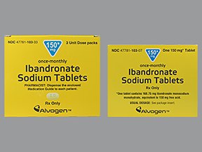 Image 0 of Ibandronate sod 150 MG 3 Tabs By Alvogen Inc 