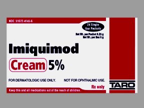 Imiquimod 5% 24x0.25 Unit Dose By Taro Pharma . 