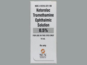 Ketorolac Tromethamine 0.5% 10 ML Drops By Caraco Pharma 