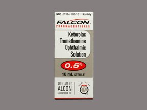 Image 0 of Ketorolac Tromethamine 0.5% 10 Ml Drops By Falcon Pharma