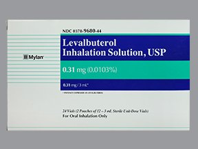 Image 0 of Levalbuterol 0.31 Mg/3Ml Inh Vl 24x3 Ml By Mylan Pharma 