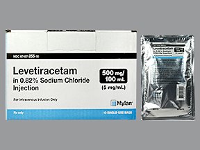 Image 0 of Levetiracetam 500 Mg-100 Ml Bag 10x100 Ml By Mylan Pharma