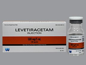 Image 0 of Levetiracetam 500 Mg-5Ml Sdv 10x5 Ml By Westward Pharma