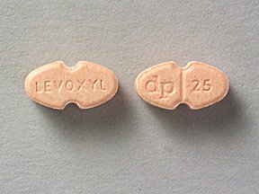 Image 0 of Levoxyl 25 Mcg 100 Tabs By Pfizer Pharma 