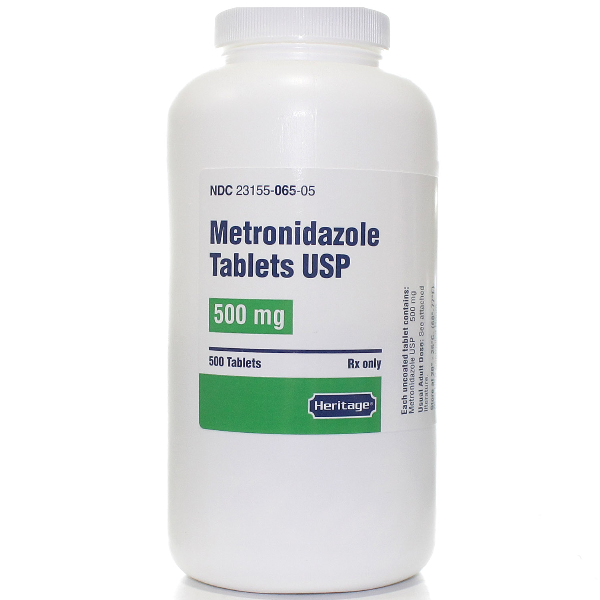 Image 0 of Metronidazole 500 Mg 100 Tabs By Heritage Pharma