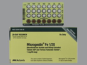 Mocrpgestin 1 Mg/20Mcg 6x28 Tabs By Actavis Pharma
