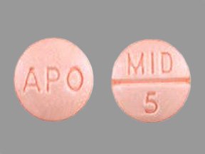 Image 0 of Midodrine Hcl 5 Mg Tabs 100 By Apotex Corp.
