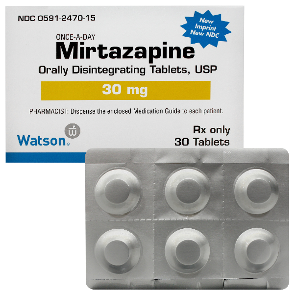 Image 0 of Mirtazapine 30 Mg Tabs 30 By Actavis Pharma 