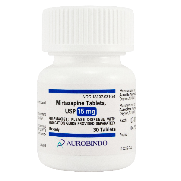 Mirtazapine 15 Mg 30 Unit Dose By Aurobindo Pharma