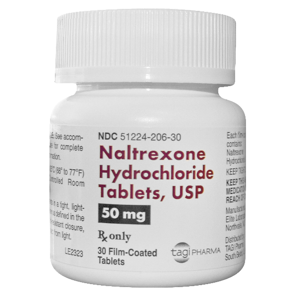 Naltrexone Hcl 50 Mg Tabs 30 By Tagi Pharma