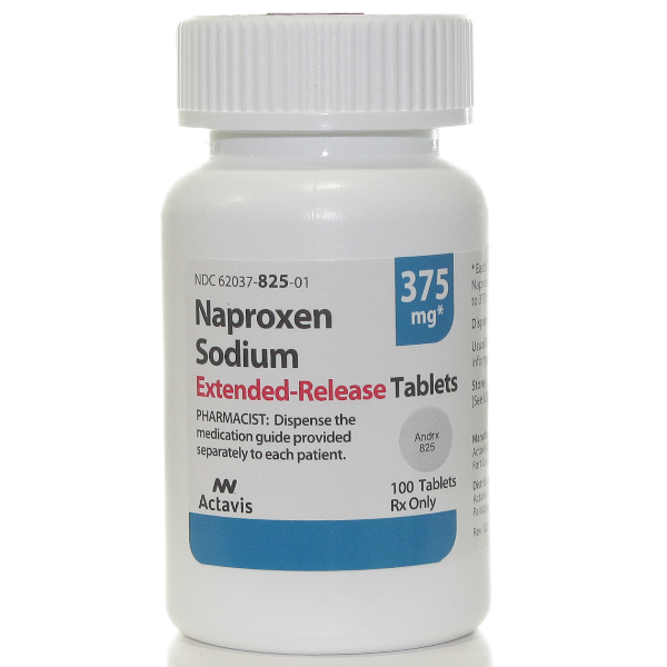 Image 0 of Naproxen Sod 375 Mg Er 100 Tabs By Actavis Pharma 