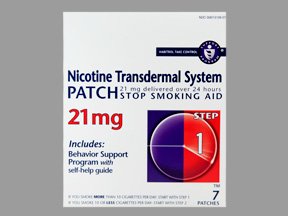 Nicotine Transdermal 21 Mg Patches 7 Ct