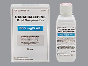 Image 0 of Oxcarbazepine 300MG/5ML 250 ML Suspension By Roxane Labs 