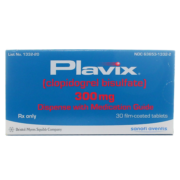 Image 0 of Plavix 300 Mg Tabs 30 Unit Dose By Bristol-Myers
