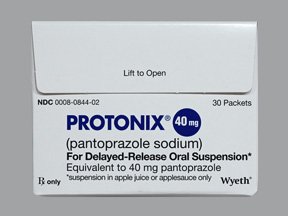 Protonix Sus 40 Mg Powder 30 By Pfizer Pharma