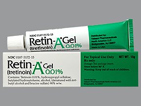 Retin A 0.01% Gel 15 Gm By Valeant Pharma.