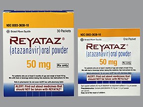 Reyataz 50 Mg Powder 30 Pkts By Bristol-Myers