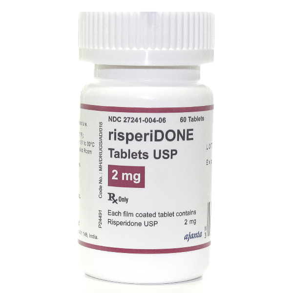 Image 0 of Risperidone 2 Mg 60 Tabs By Ajanta Pharma.