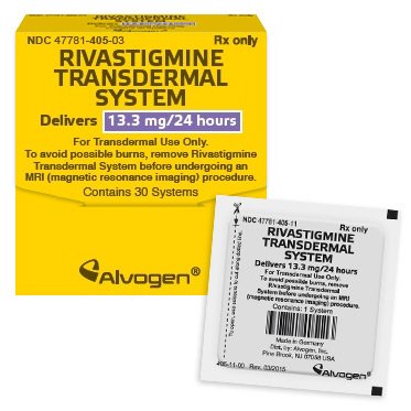 Rivastigmine Tds 13.3 Mg 30 Patches By Alvogen Inc.