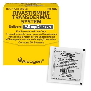 Rivastigmine Tds 9.5 Mg 30 Patches By Alvogen Inc.