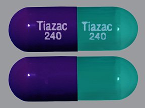 Tiazac 240 Mg Er 90 Caps By Valeant Pharma.